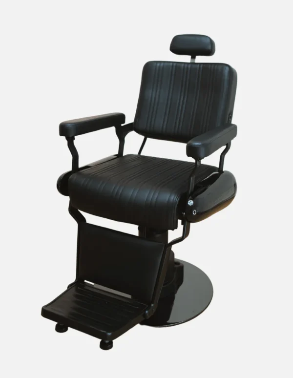 The New School Evolution BLACK Wireless Electric Barber Chair with Battery
