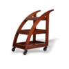 Dhanur Wooden Spa Trolley - Image 2