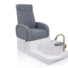 Aura Darcy Pedicure Beauty Salon Furniture Spa - Grey - Image 3
