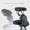 Indian Head Massage Chair (Black) - Image 2