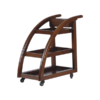 Naino Wooden Spa Trolley - Image 3